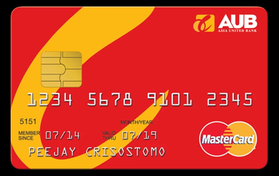 AUB Classic Mastercard card artwork
