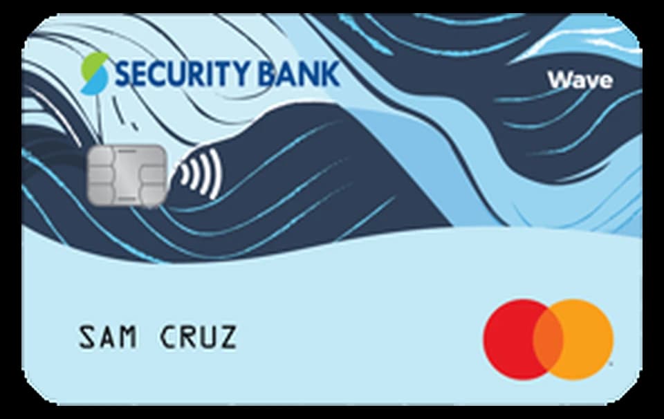 Security Bank Wave Mastercard card artwork